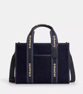 NWT Coach Smith Tote Bag In Gold/Dark Denim Gold Multi