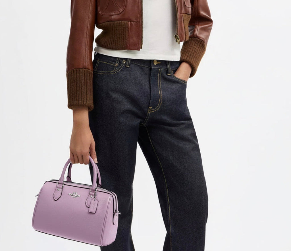 NWT Coach Rowan Satchel Crossbody Leather Bag With Detachable Strap
