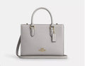 NWT Coach Maggie Small Tote Convertible Leather Bag In Dove Grey