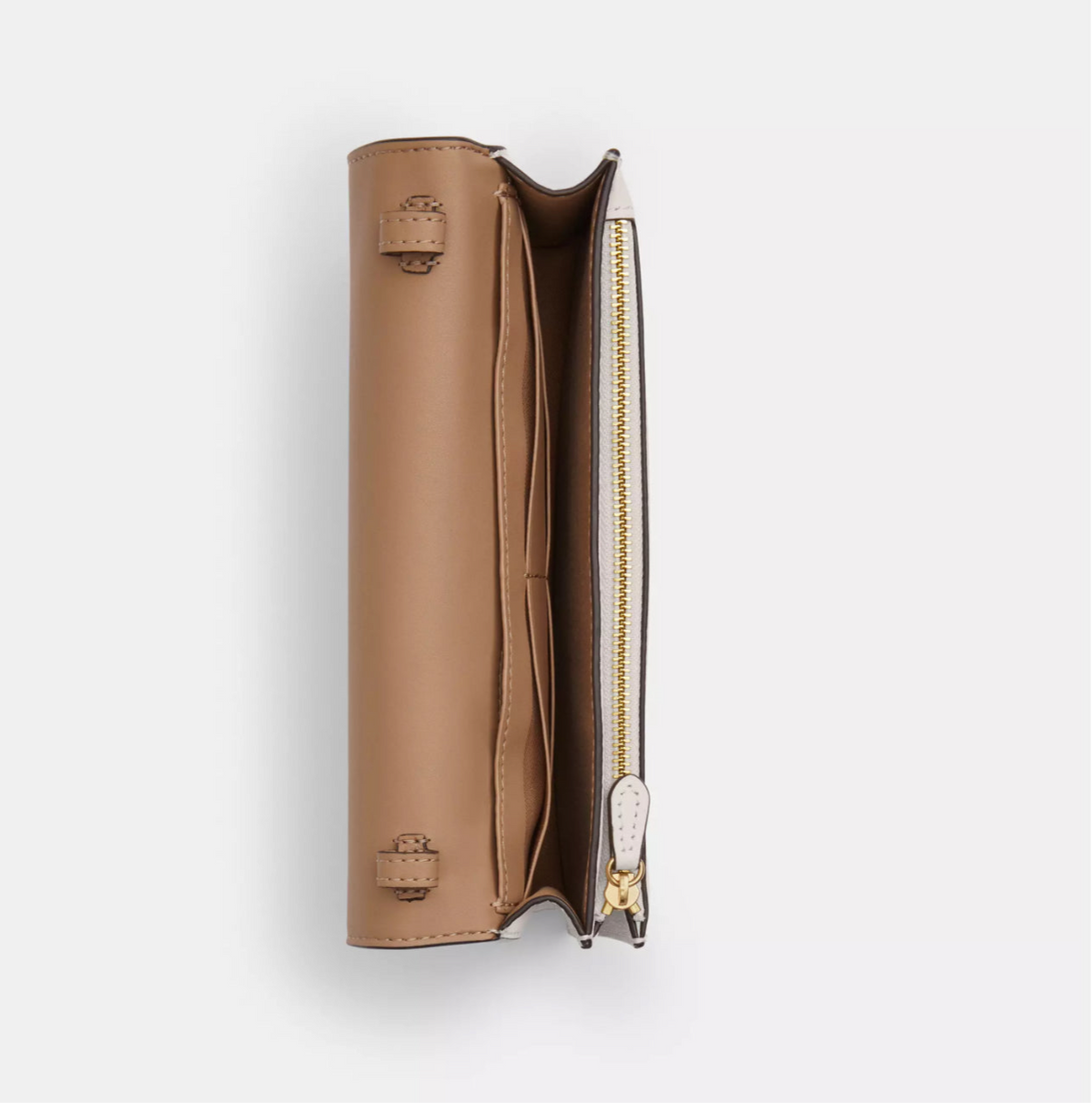 NWT Coach Anna Foldover Clutch/ Crossbody Bag With Floral Print