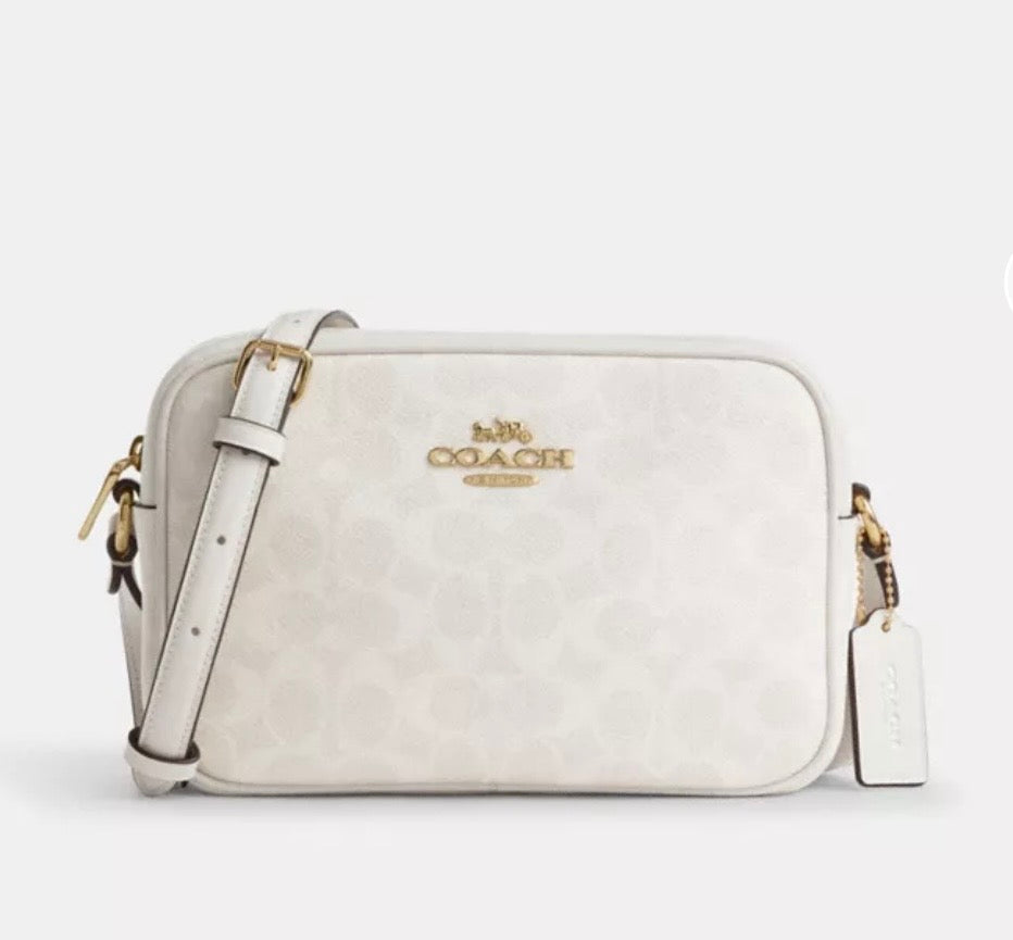 NWT Coach Medium Jamie Camera Crossbody Bag In Signature Canvas