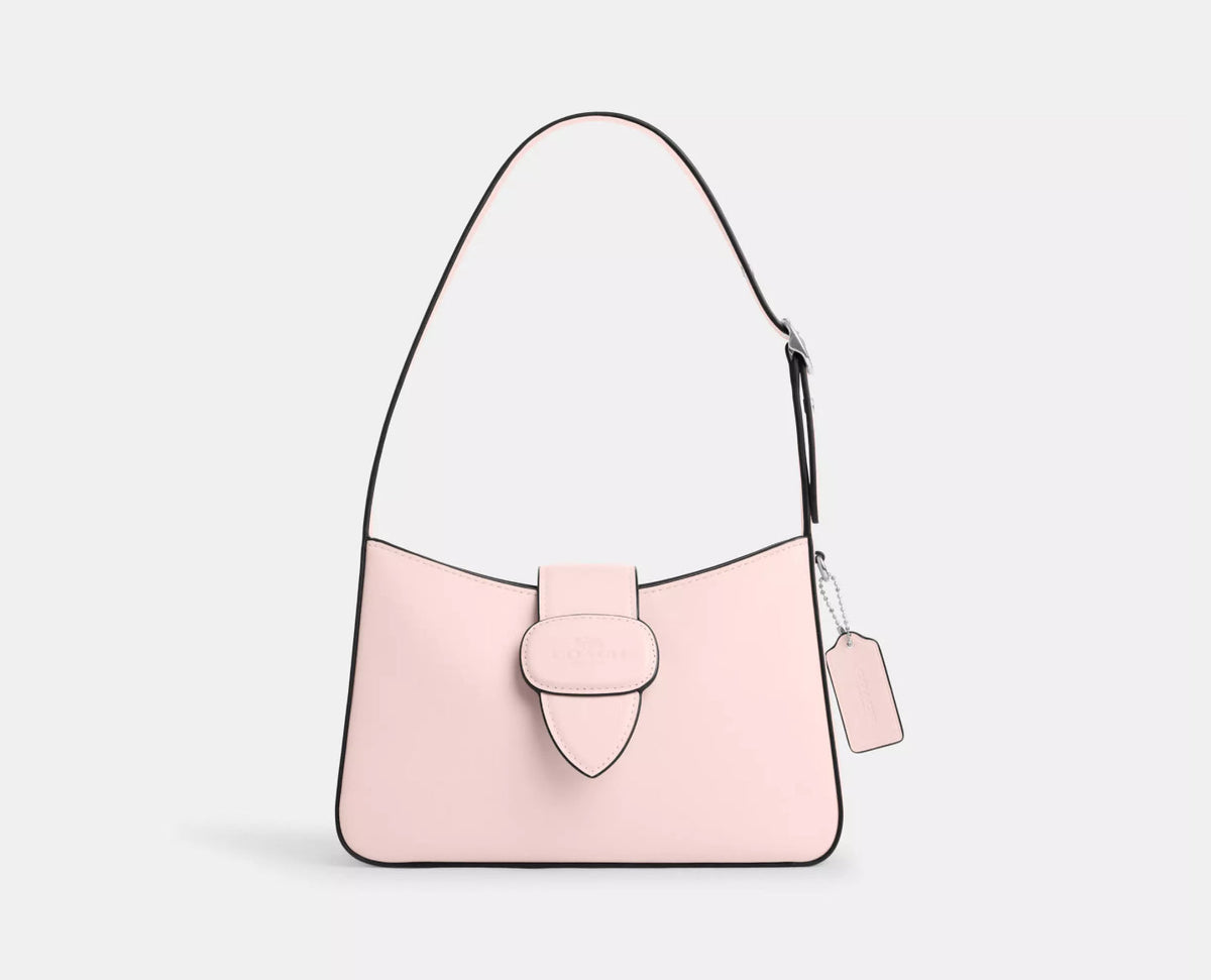 NWT Coach Leather Eliza Shoulder Bag With Zipper Closure in Blush