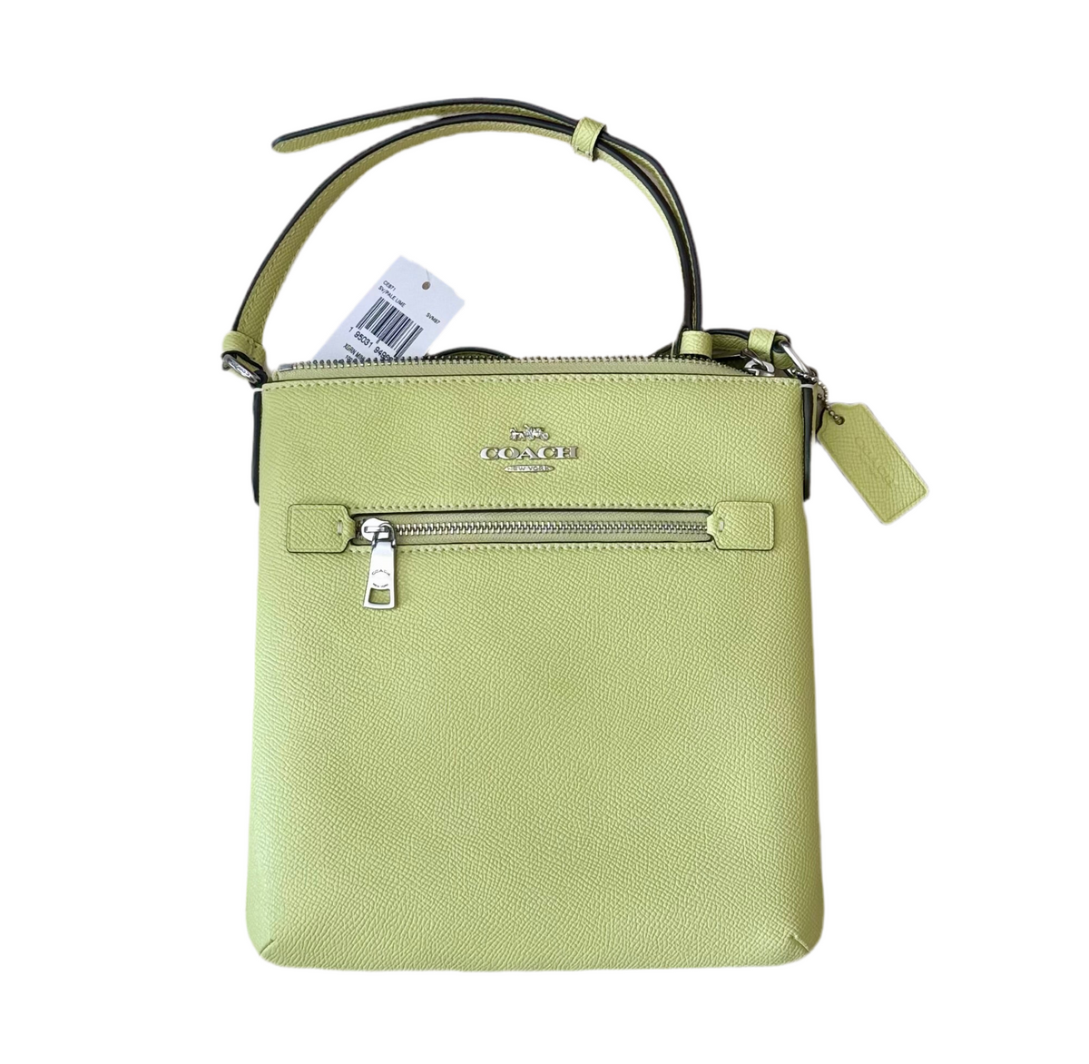 NWT Coach Leather Mini Rowan File Bag