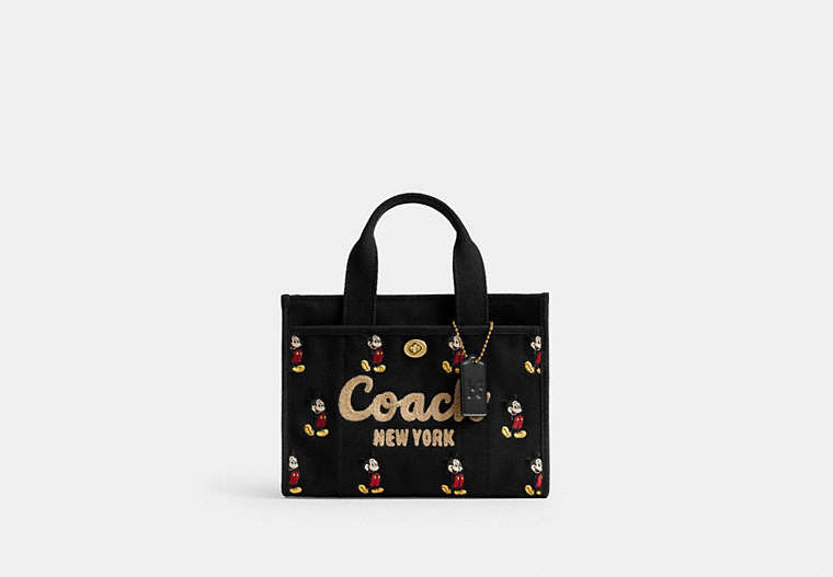 Disney X Coach Cargo Tote Bag 26 With Mickey Mouse