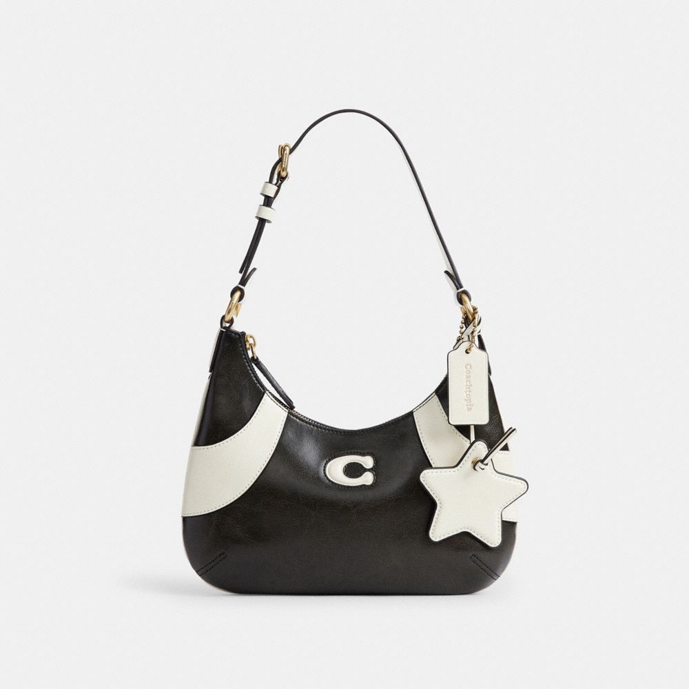 Coach Bowling Flat Hobo Shoulder Bag