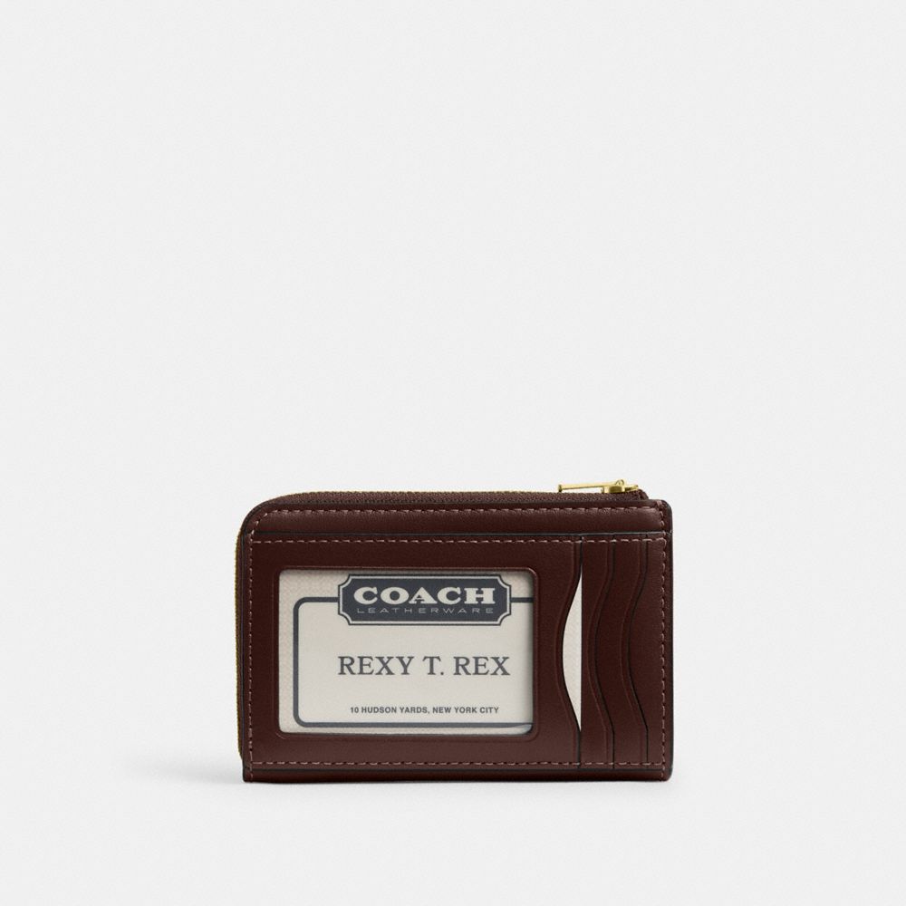 Coach Essential Key Zip Card Case