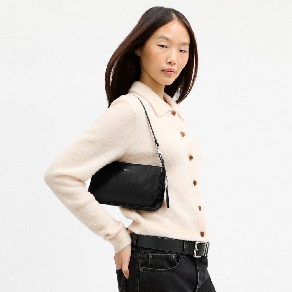 Coach Plaza Bag With Glazed Leather