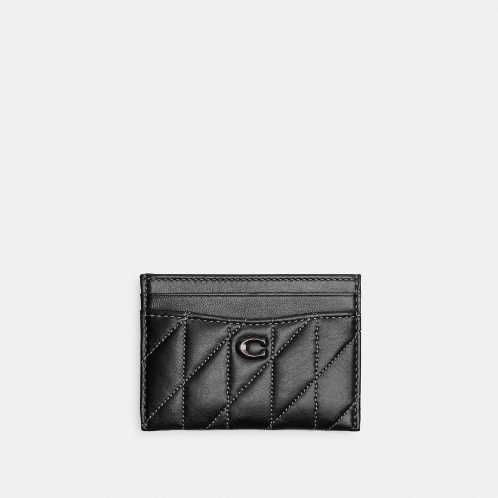 Coach Essential Card Case With Pillow Quilting