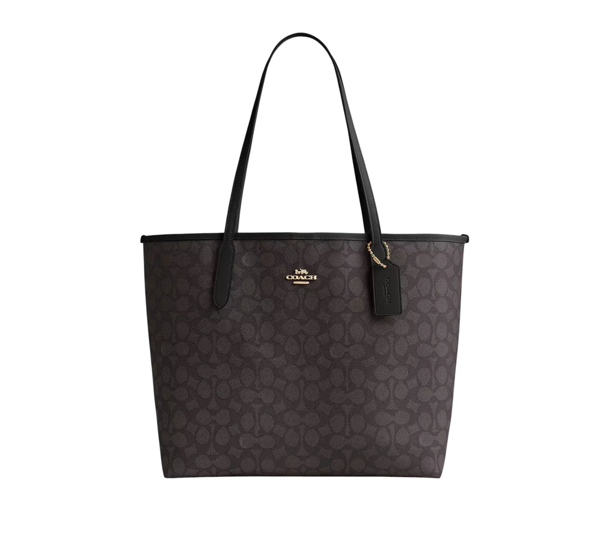 Coach City Tote Bag In Signature Canvas