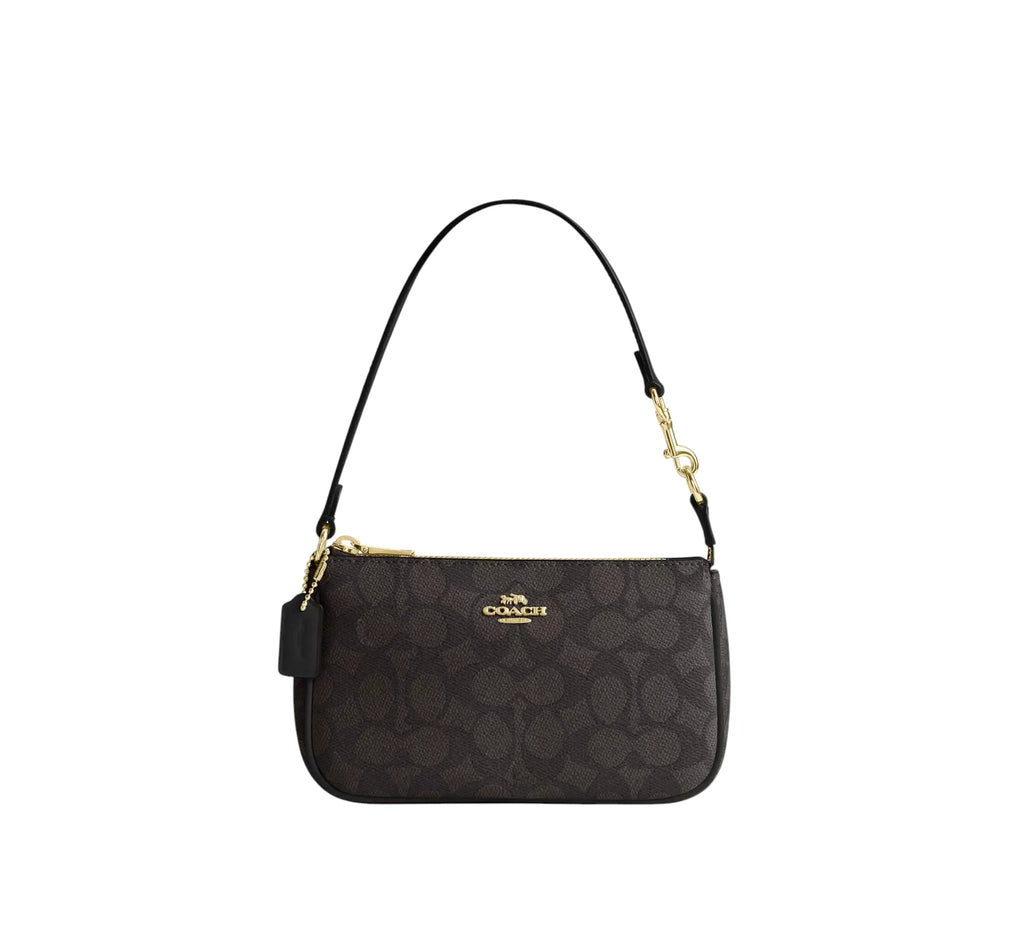 Coach Nolita 19 in Signature Canvas – Mini Clutch Bag
