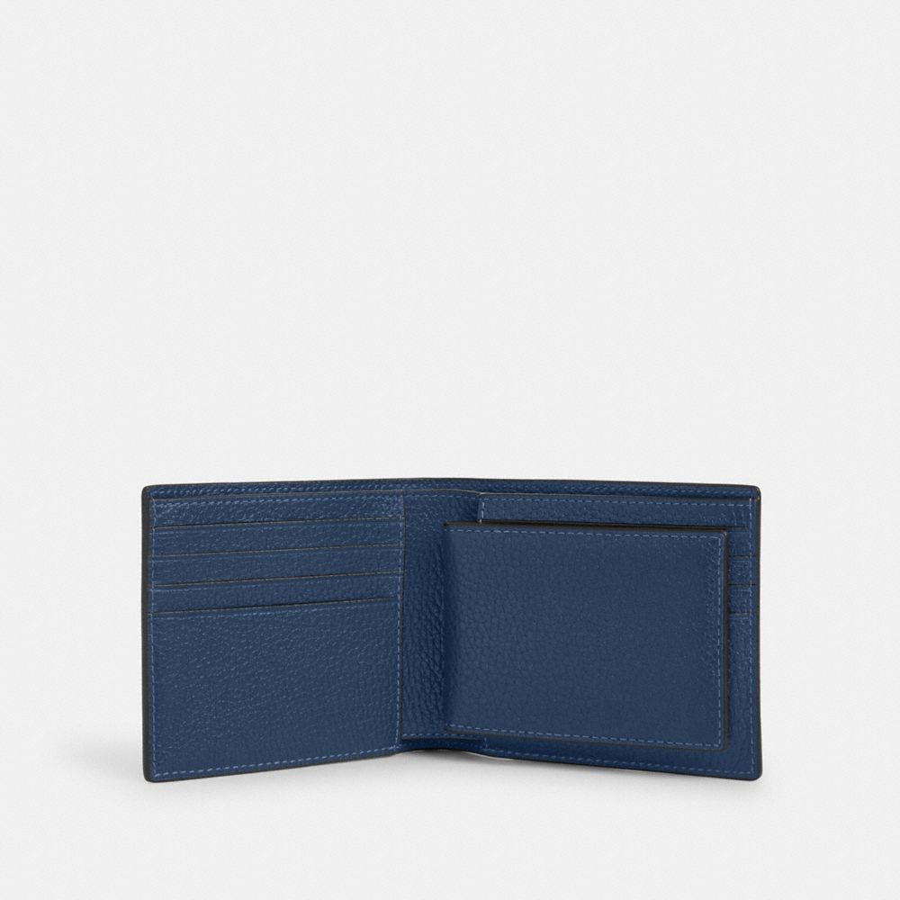 Coach 3-In-1 Wallet In Pebbled Leather