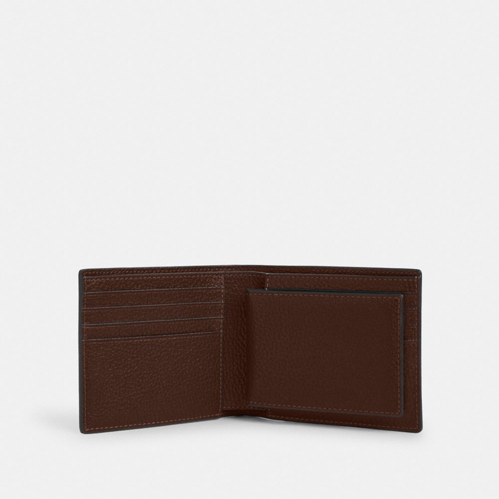 Coach 3-In-1 Wallet In Pebbled Leather