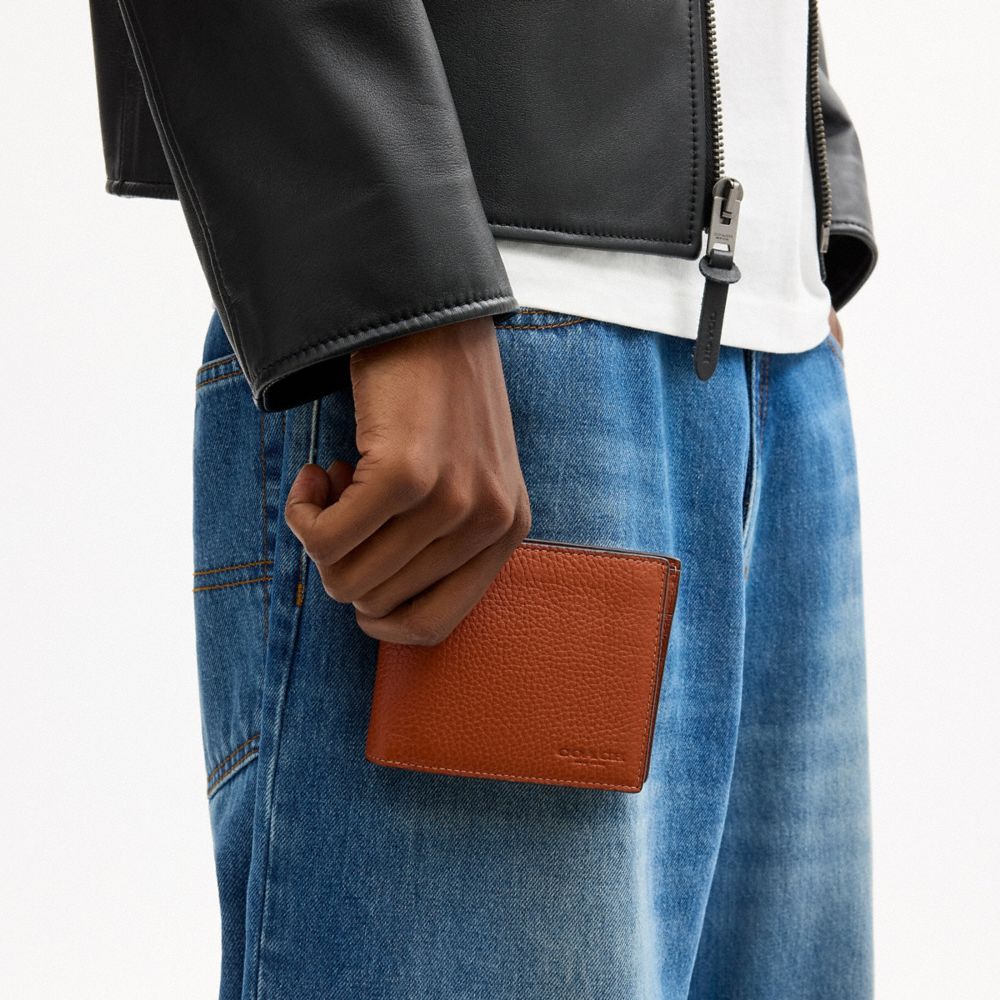 Coach 3-In-1 Wallet In Pebbled Leather