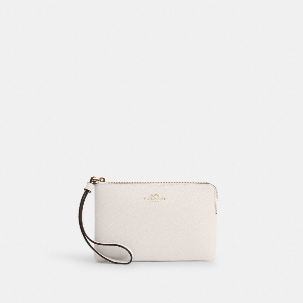 Coach Corner Zip Wristlet
