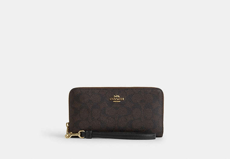 Coach Long Zip Around Wallet